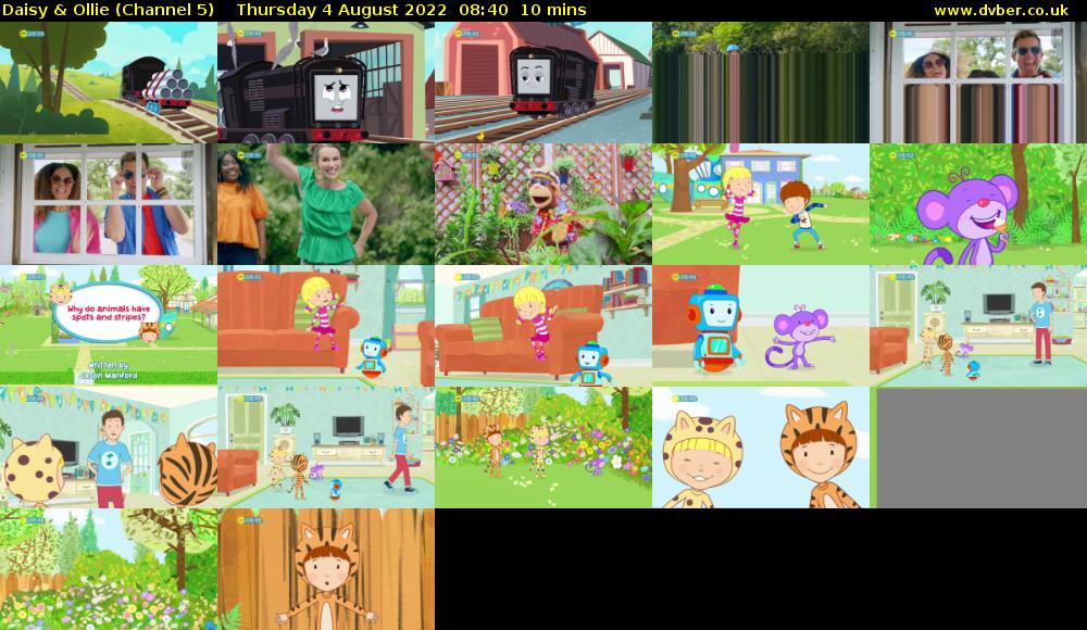 Daisy & Ollie (Channel 5) Thursday 4 August 2022 08:40 - 08:50