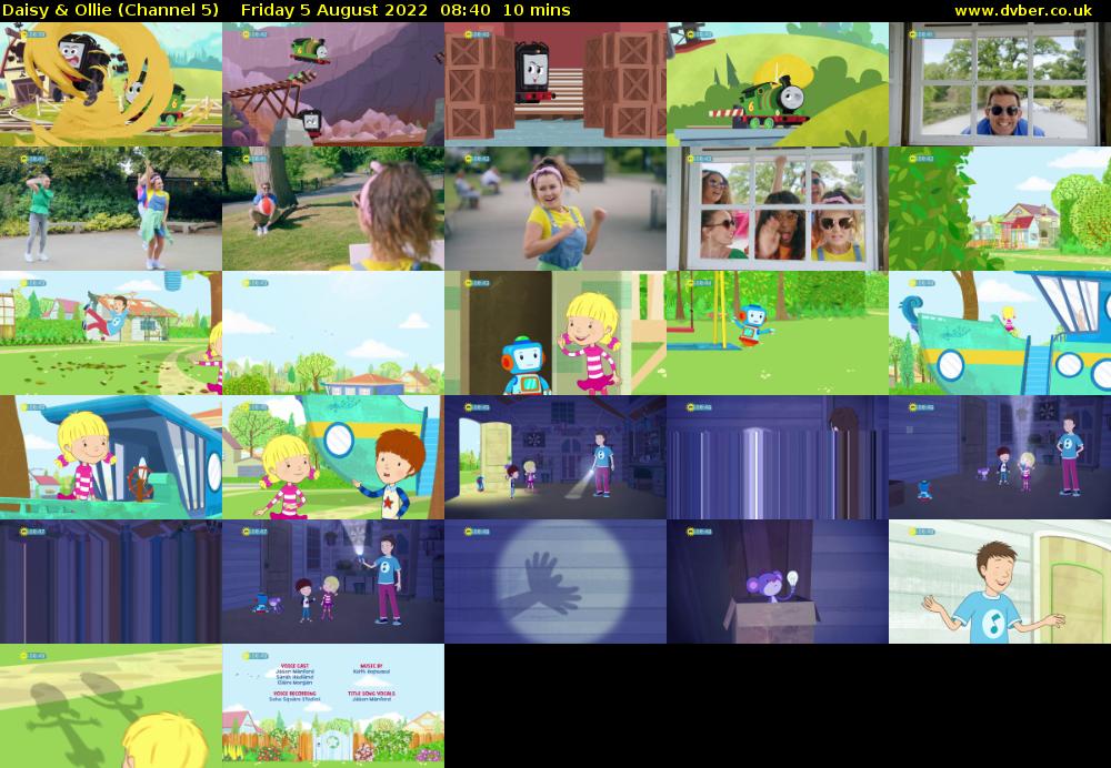 Daisy & Ollie (Channel 5) Friday 5 August 2022 08:40 - 08:50