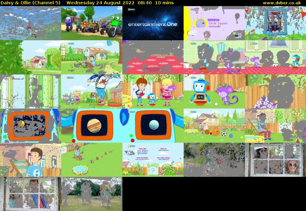 Daisy & Ollie (Channel 5) Wednesday 24 August 2022 08:40 - 08:50