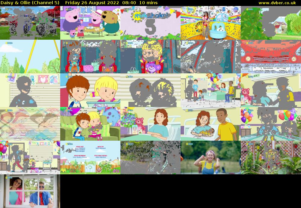 Daisy & Ollie (Channel 5) Friday 26 August 2022 08:40 - 08:50
