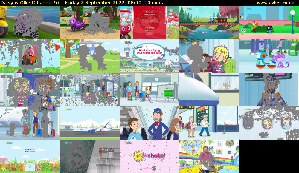 Daisy & Ollie (Channel 5) Friday 2 September 2022 08:40 - 08:50