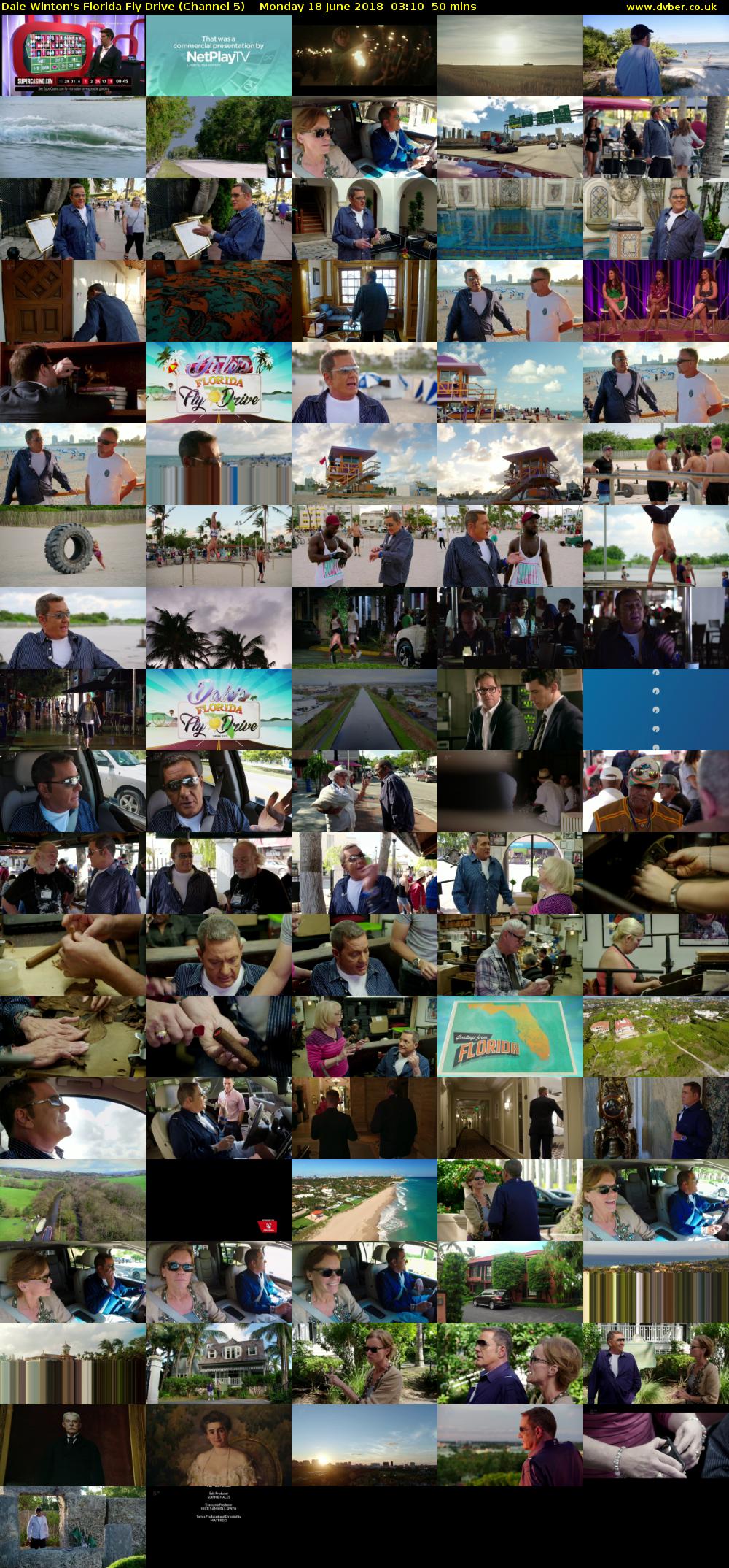 Dale Winton's Florida Fly Drive (Channel 5) Monday 18 June 2018 03:10 - 04:00