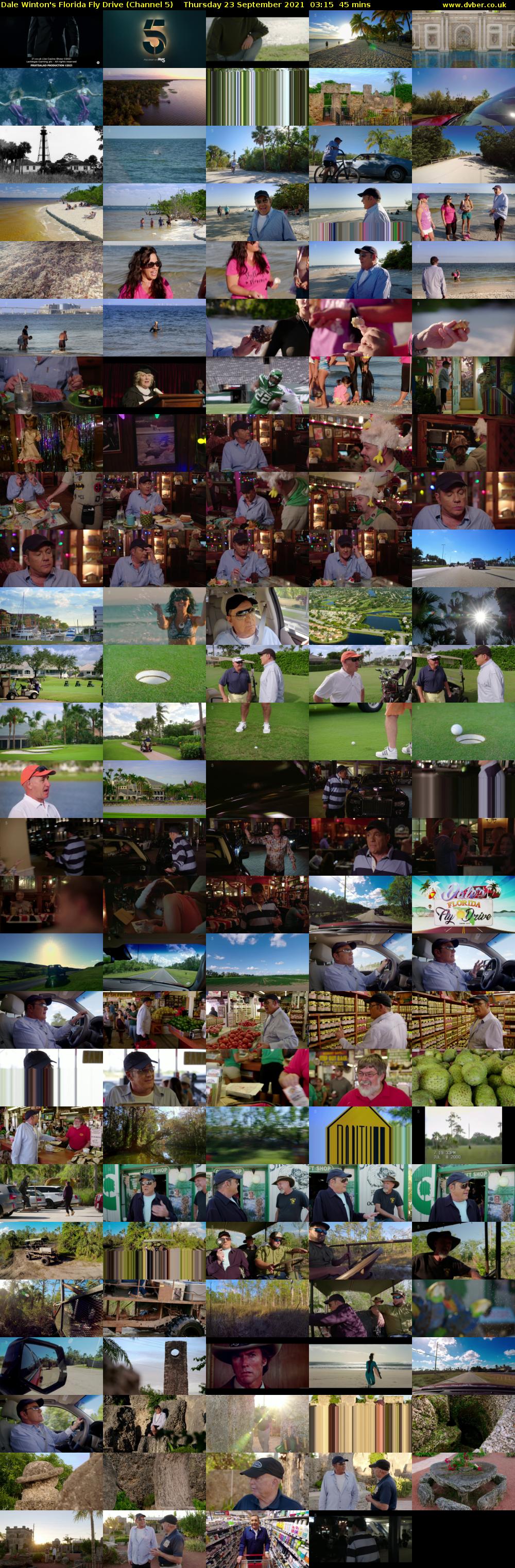 Dale Winton's Florida Fly Drive (Channel 5) Thursday 23 September 2021 03:15 - 04:00