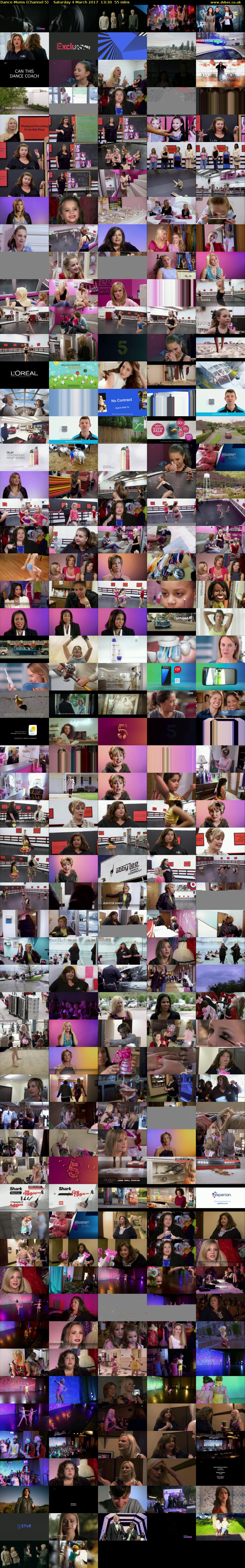 Dance Moms (Channel 5) Saturday 4 March 2017 13:30 - 14:25