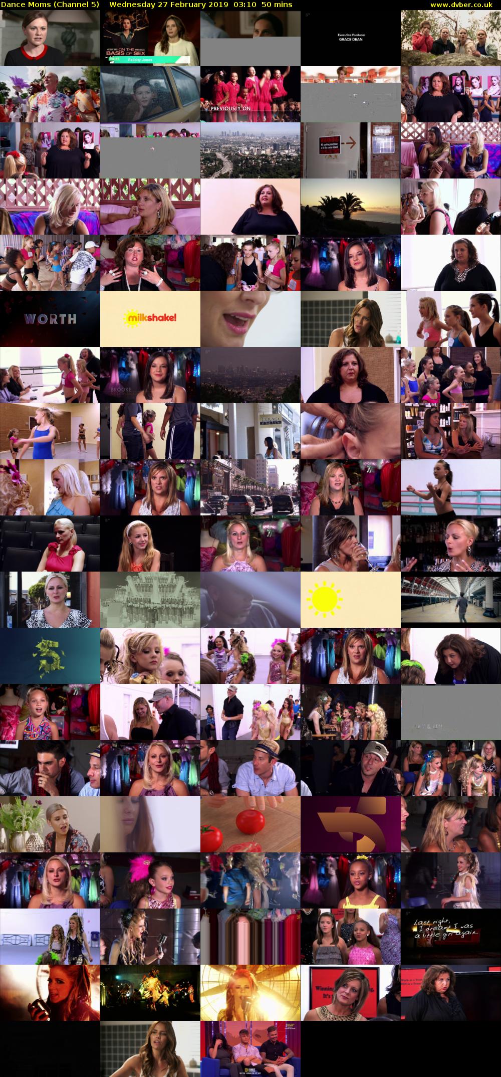 Dance Moms (Channel 5) Wednesday 27 February 2019 03:10 - 04:00