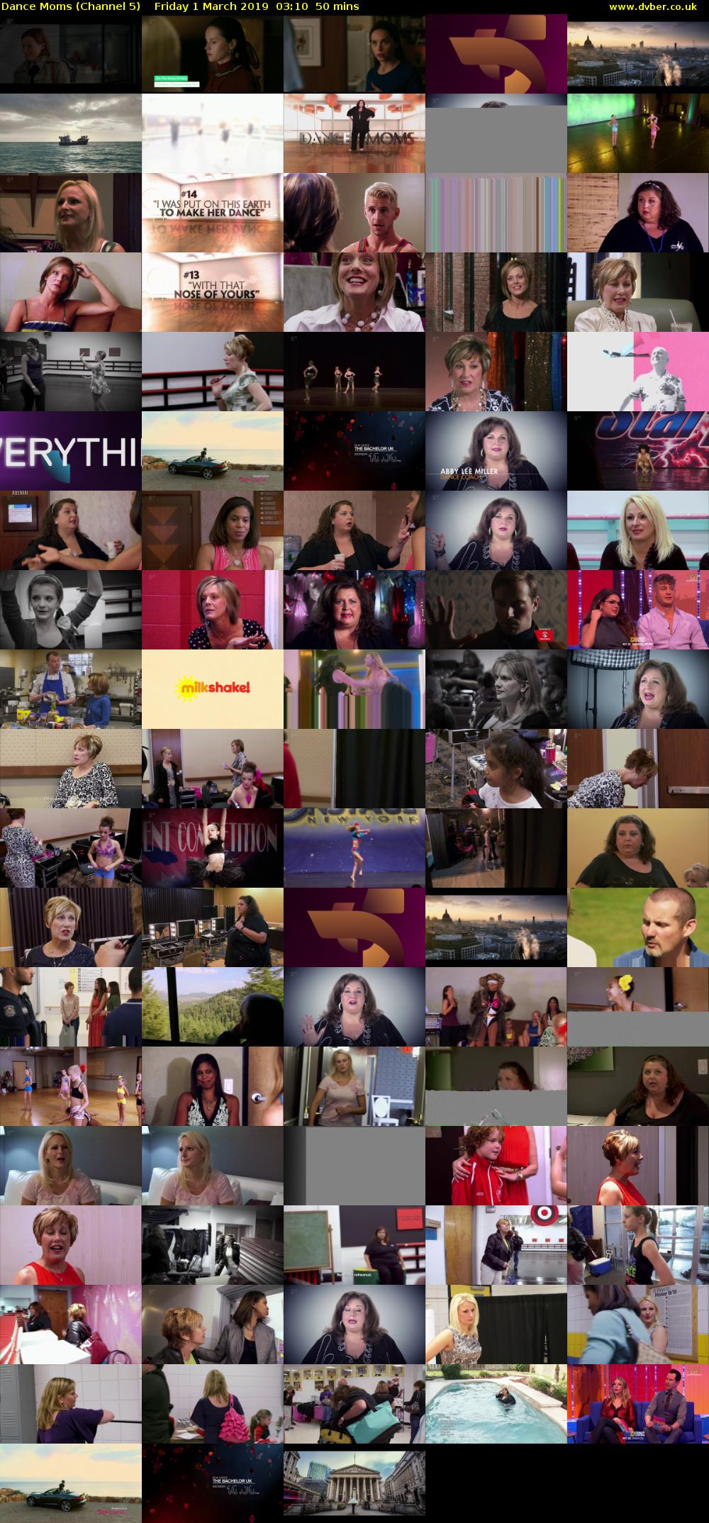 Dance Moms (Channel 5) Friday 1 March 2019 03:10 - 04:00