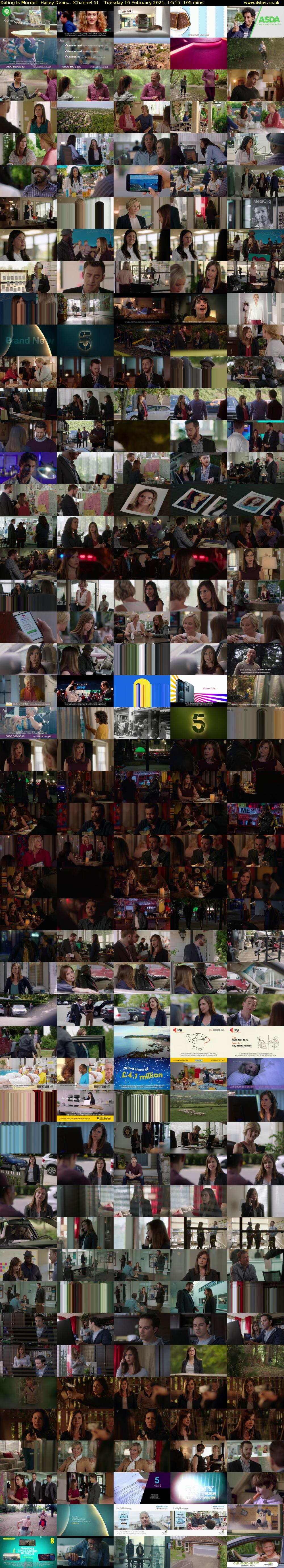 Dating Is Murder: Hailey Dean... (Channel 5) Tuesday 16 February 2021 14:15 - 16:00