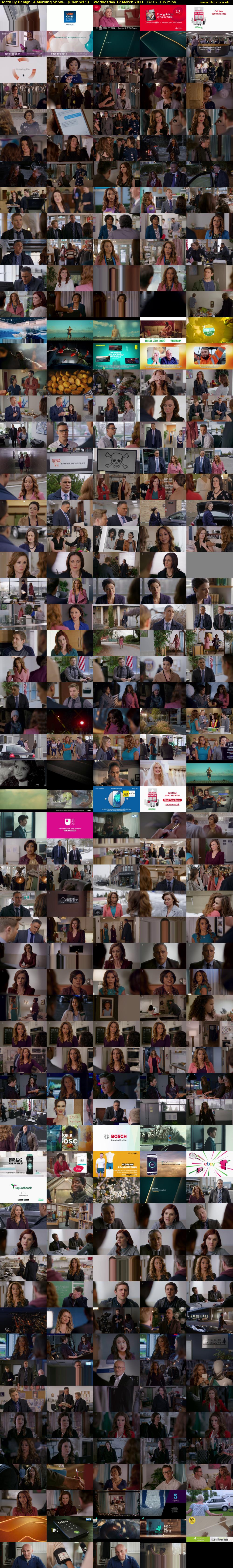 Death By Design: A Morning Show... (Channel 5) Wednesday 17 March 2021 14:15 - 16:00