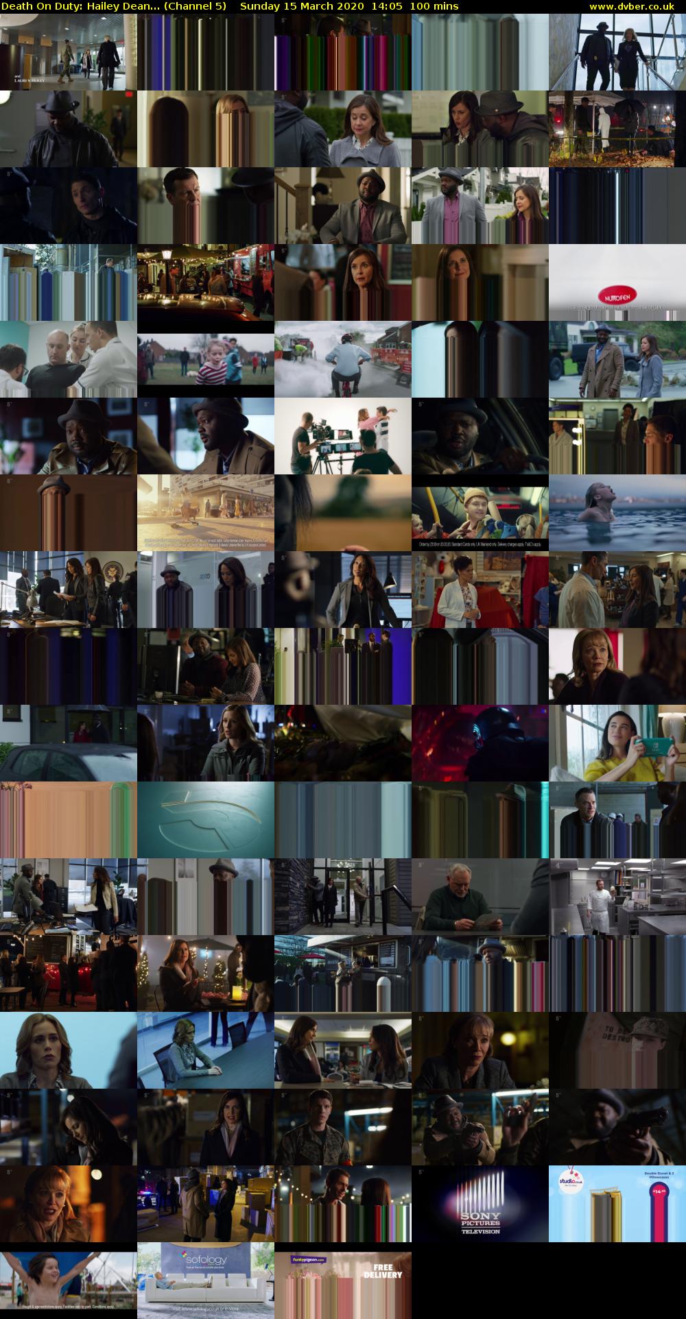 Death On Duty: Hailey Dean... (Channel 5) Sunday 15 March 2020 14:05 - 15:45