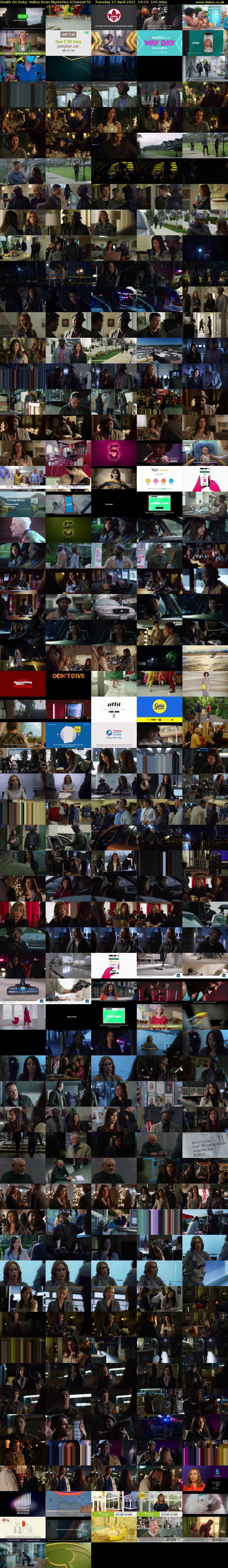 Death On Duty: Hailey Dean Mysteries (Channel 5) Tuesday 27 April 2021 14:15 - 16:00