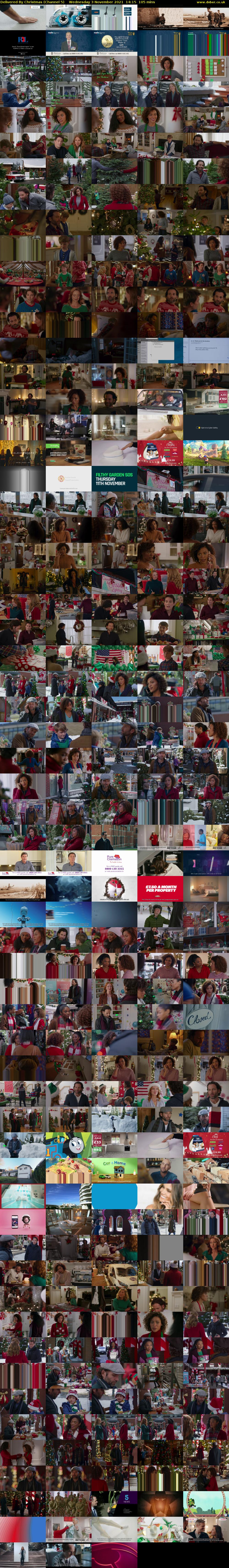 Delivered By Christmas (Channel 5) Wednesday 3 November 2021 14:15 - 16:00