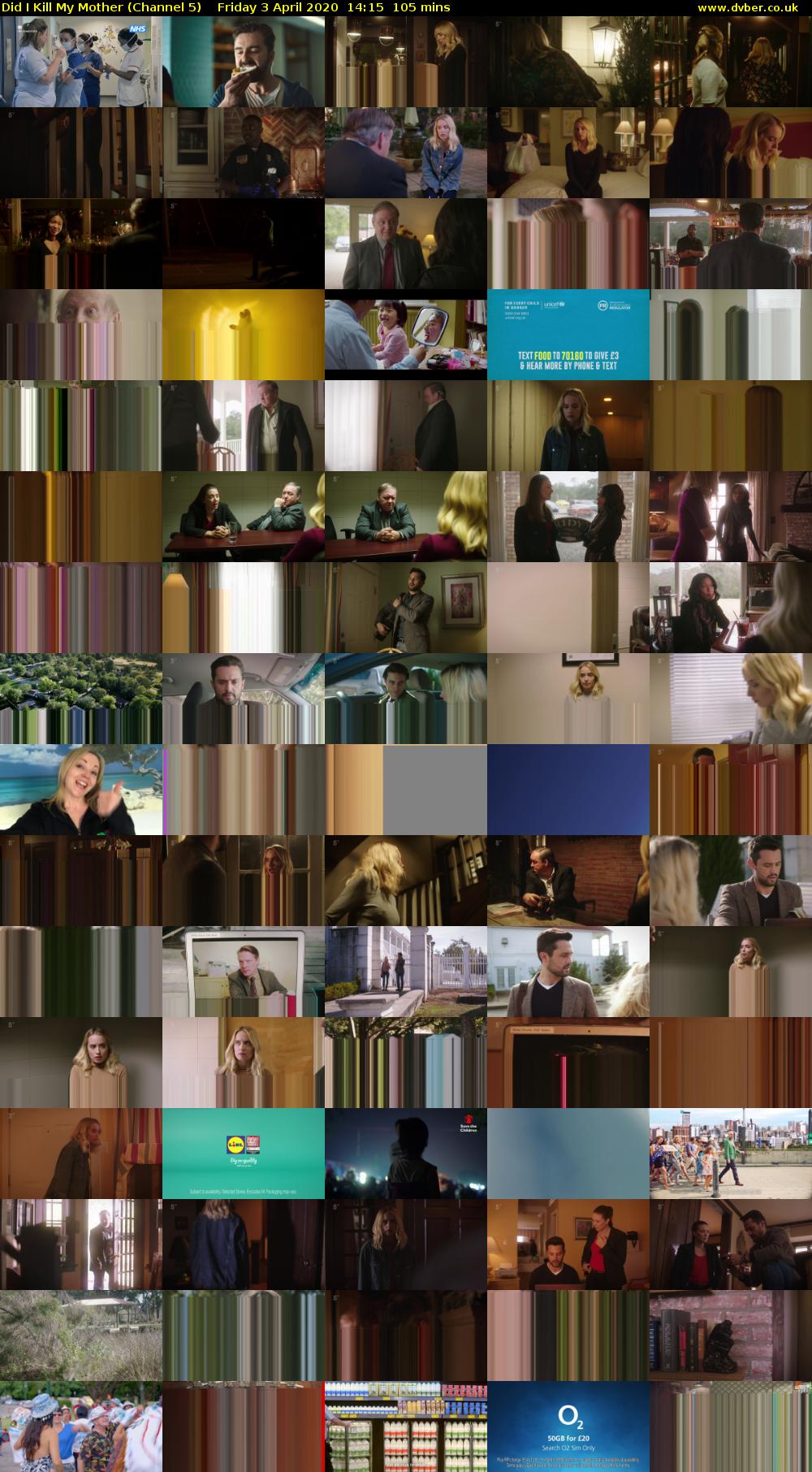 Did I Kill My Mother (Channel 5) Friday 3 April 2020 14:15 - 16:00