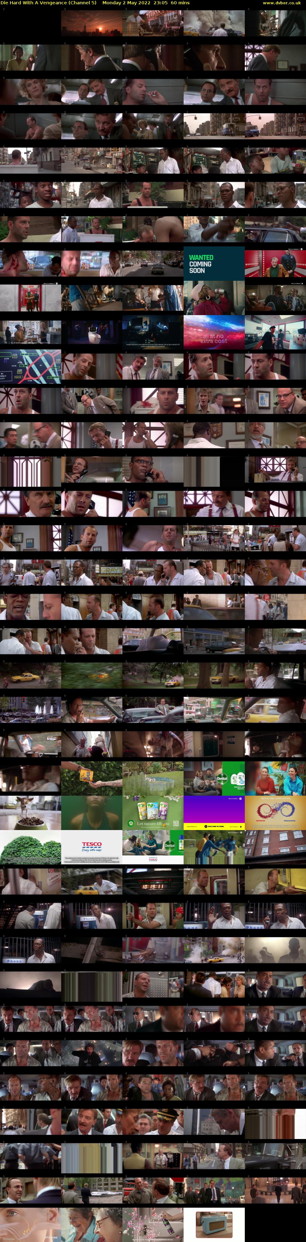 Die Hard With A Vengeance (Channel 5) Monday 2 May 2022 23:05 - 00:05
