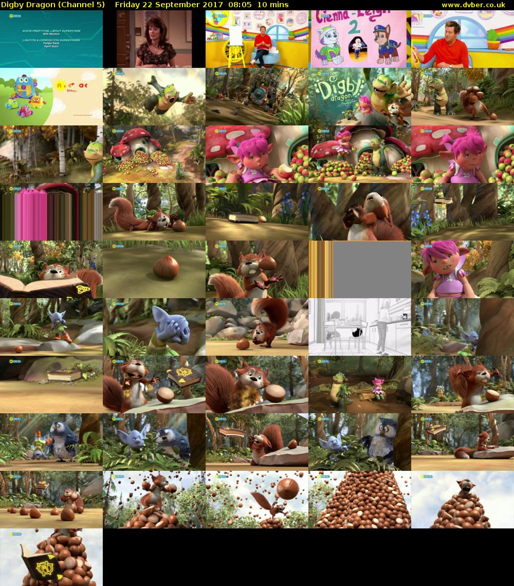 Digby Dragon (Channel 5) Friday 22 September 2017 08:05 - 08:15