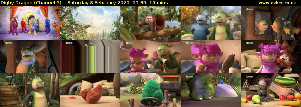 Digby Dragon (Channel 5) Saturday 8 February 2020 09:35 - 09:45