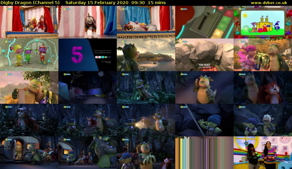 Digby Dragon (Channel 5) Saturday 15 February 2020 09:30 - 09:45