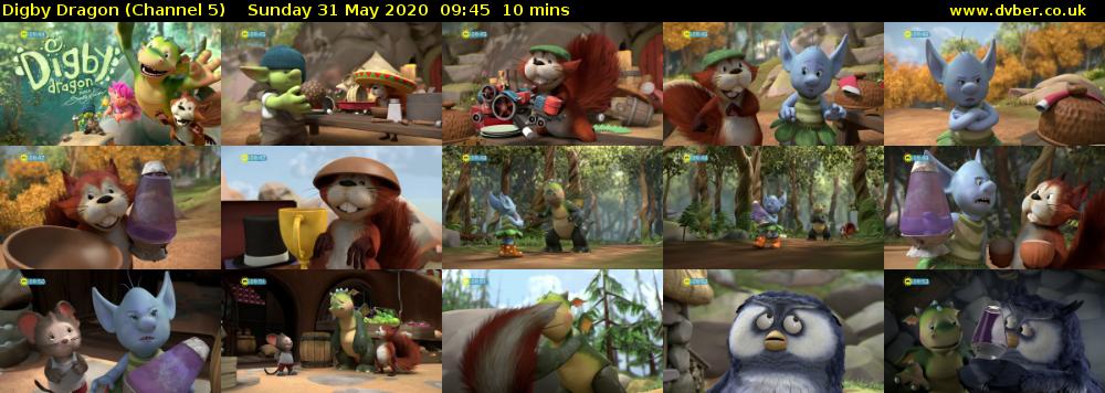 Digby Dragon (Channel 5) Sunday 31 May 2020 09:45 - 09:55