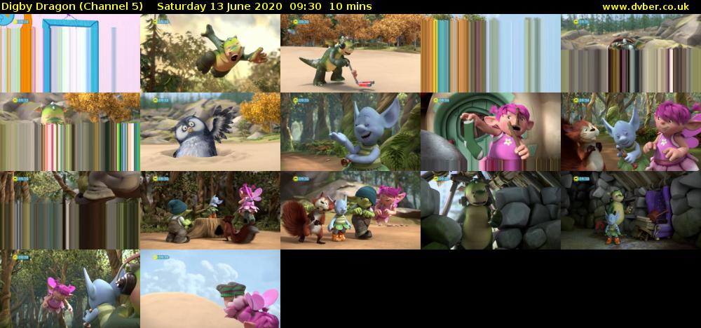Digby Dragon (Channel 5) Saturday 13 June 2020 09:30 - 09:40
