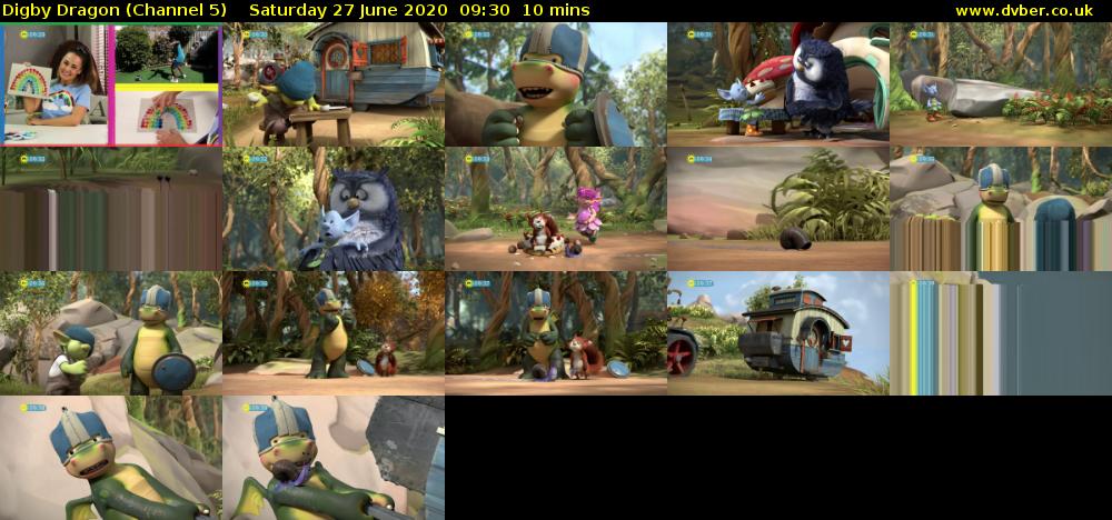 Digby Dragon (Channel 5) Saturday 27 June 2020 09:30 - 09:40