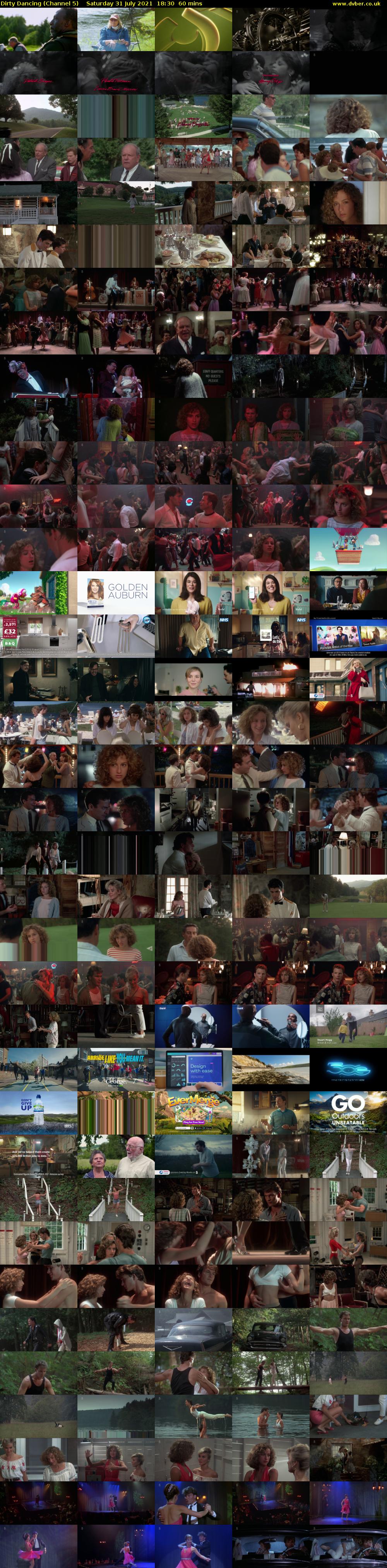 Dirty Dancing (Channel 5) Saturday 31 July 2021 18:30 - 19:30