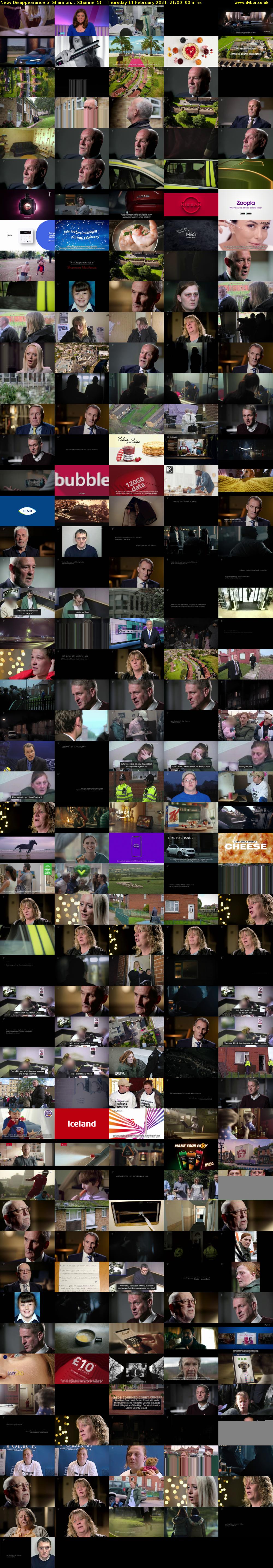 Disappearance of Shannon... (Channel 5) Thursday 11 February 2021 21:00 - 22:30