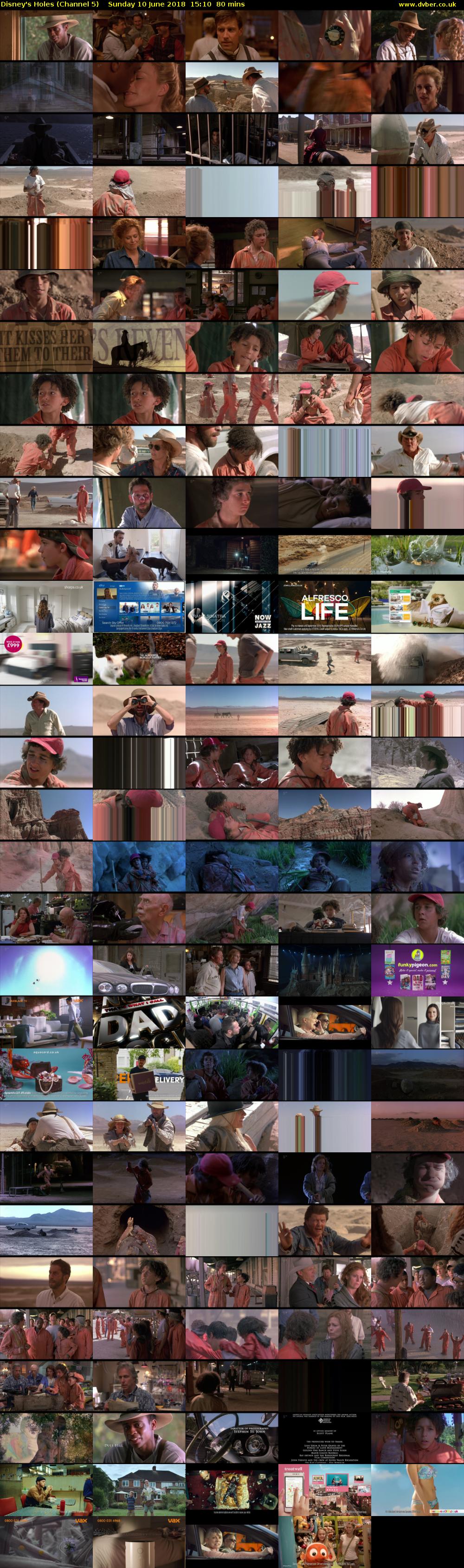 Disney's Holes (Channel 5) Sunday 10 June 2018 15:10 - 16:30