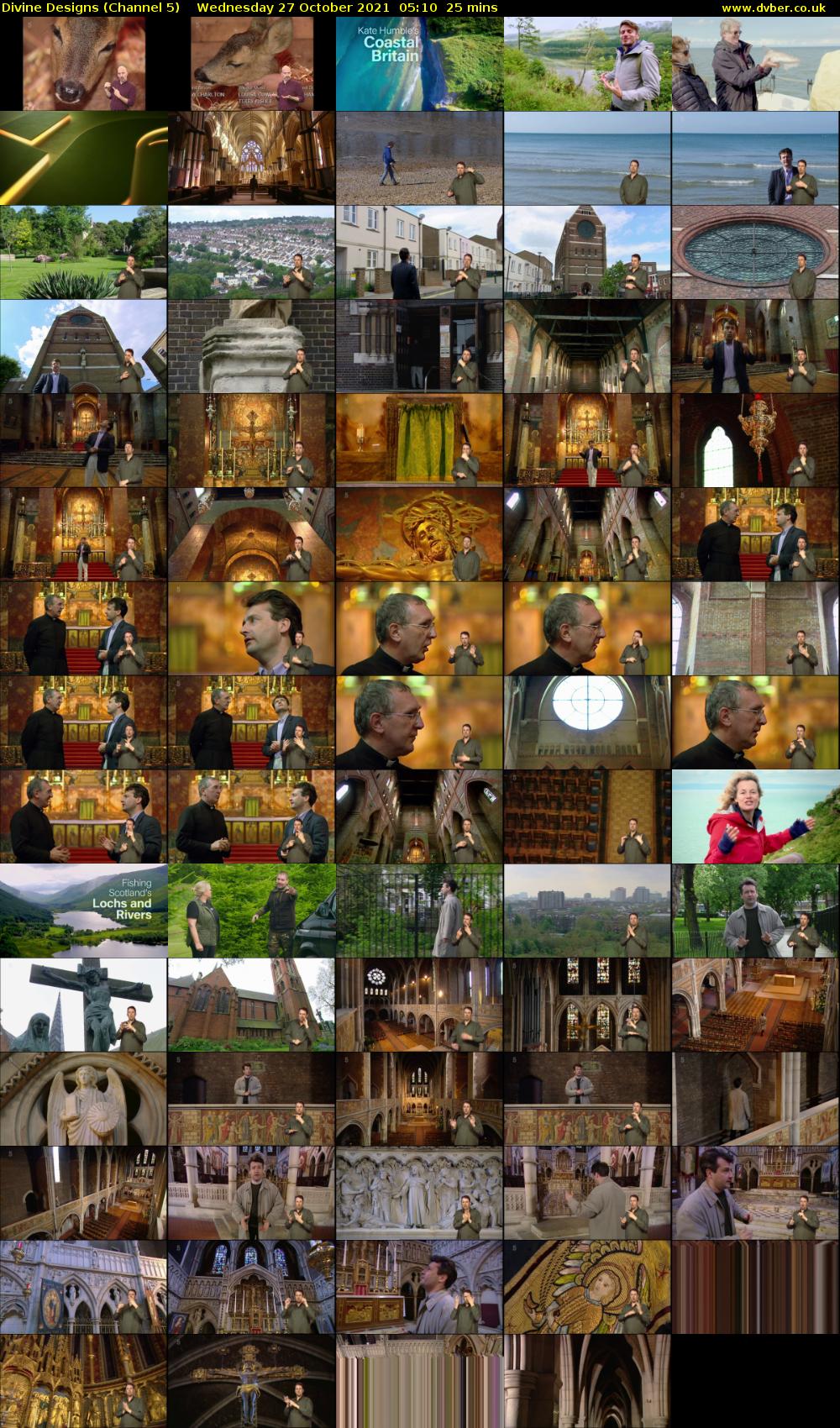 Divine Designs (Channel 5) Wednesday 27 October 2021 05:10 - 05:35