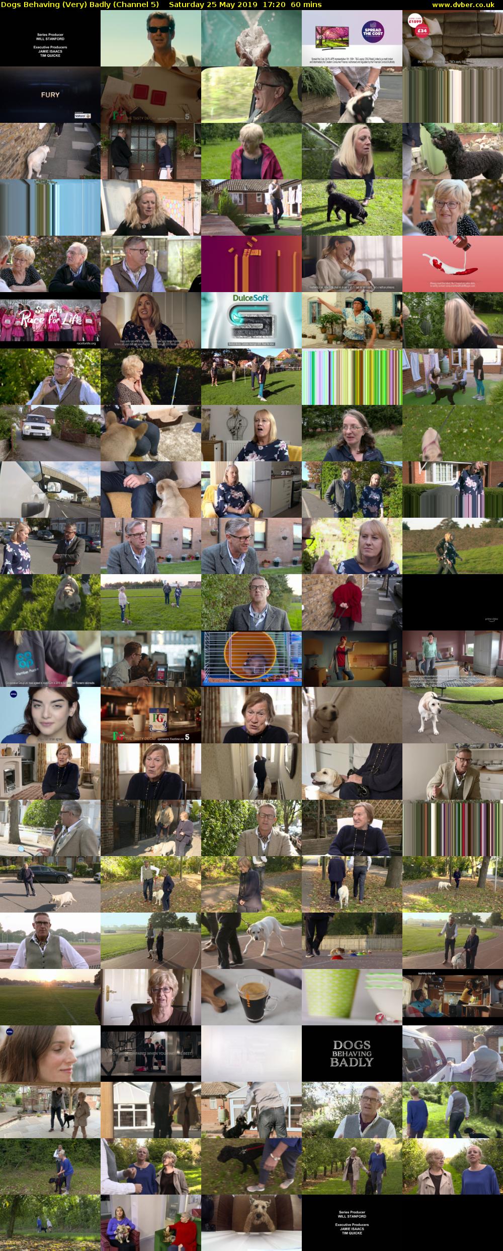 Dogs Behaving (Very) Badly (Channel 5) Saturday 25 May 2019 17:20 - 18:20