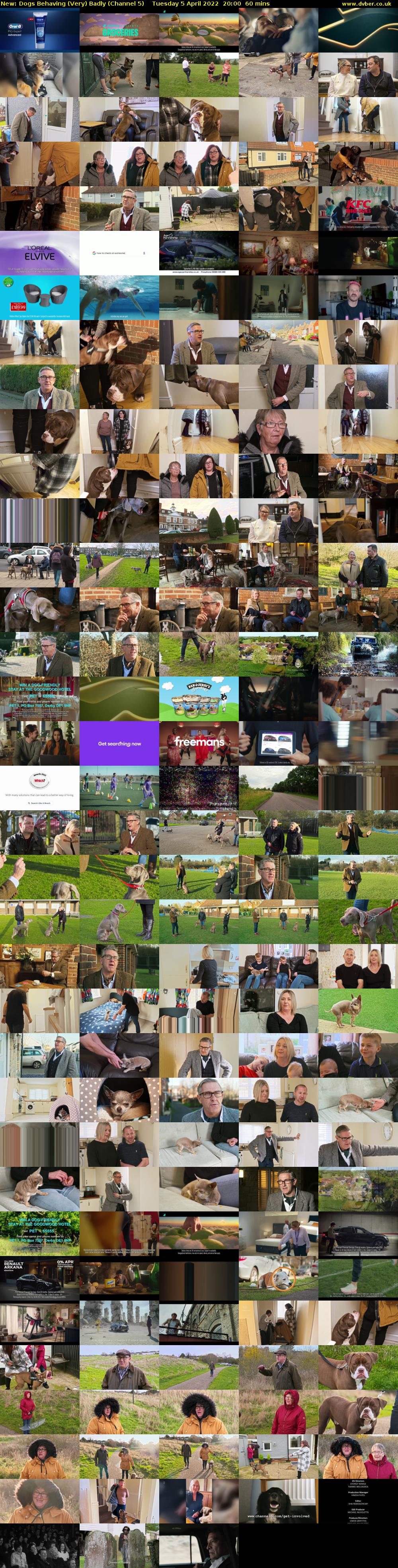 Dogs Behaving (Very) Badly (Channel 5) Tuesday 5 April 2022 20:00 - 21:00