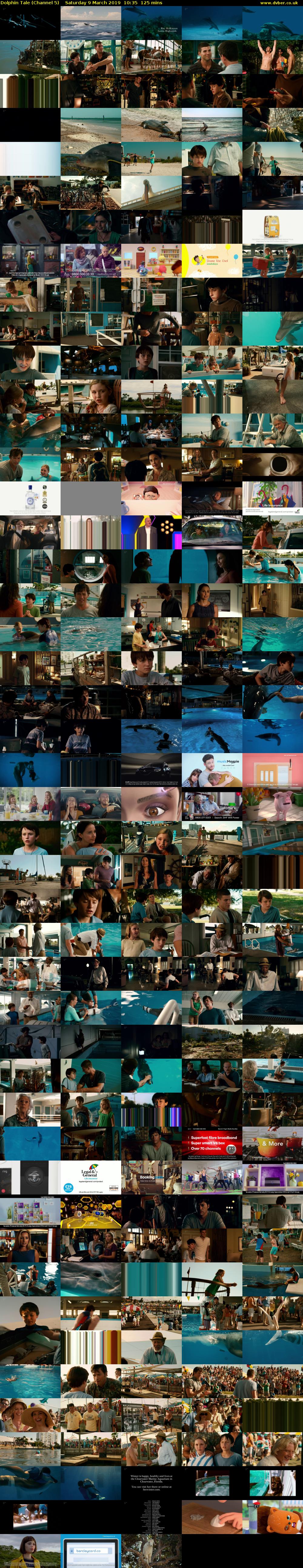 Dolphin Tale (Channel 5) Saturday 9 March 2019 10:35 - 12:40