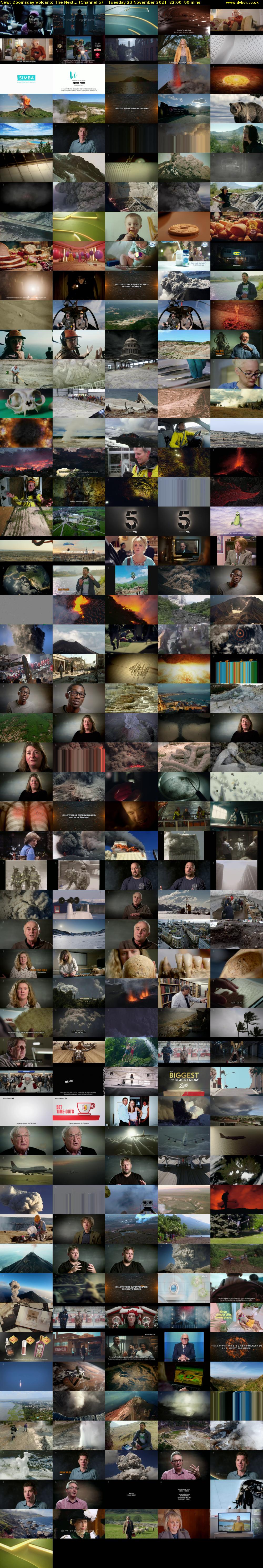Doomsday Volcano: The Next... (Channel 5) Tuesday 23 November 2021 22:00 - 23:30