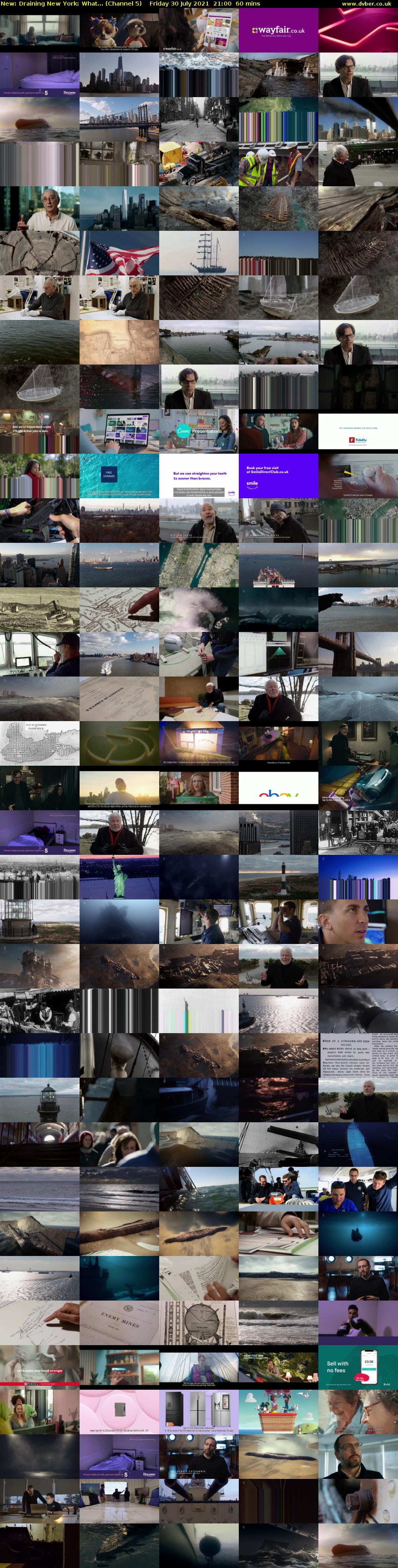 Draining New York: What... (Channel 5) Friday 30 July 2021 21:00 - 22:00