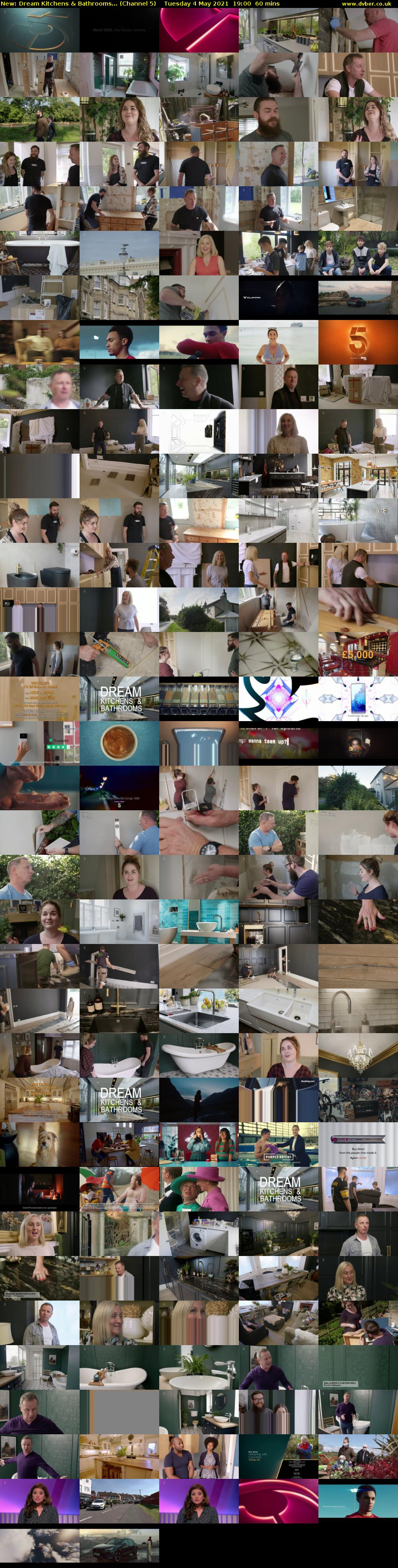 Dream Kitchens & Bathrooms... (Channel 5) Tuesday 4 May 2021 19:00 - 20:00