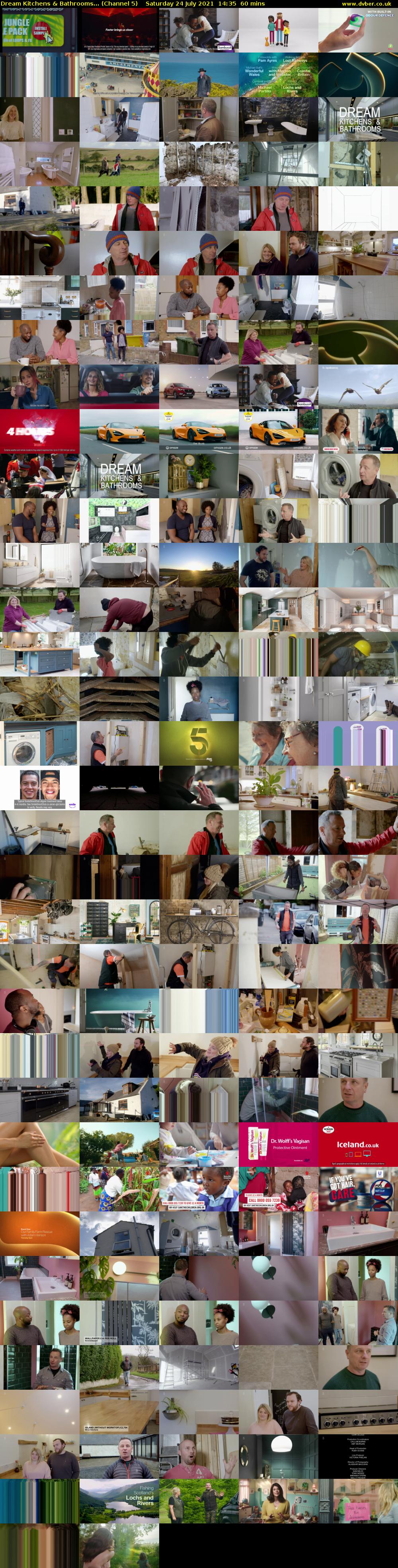 Dream Kitchens & Bathrooms... (Channel 5) Saturday 24 July 2021 14:35 - 15:35