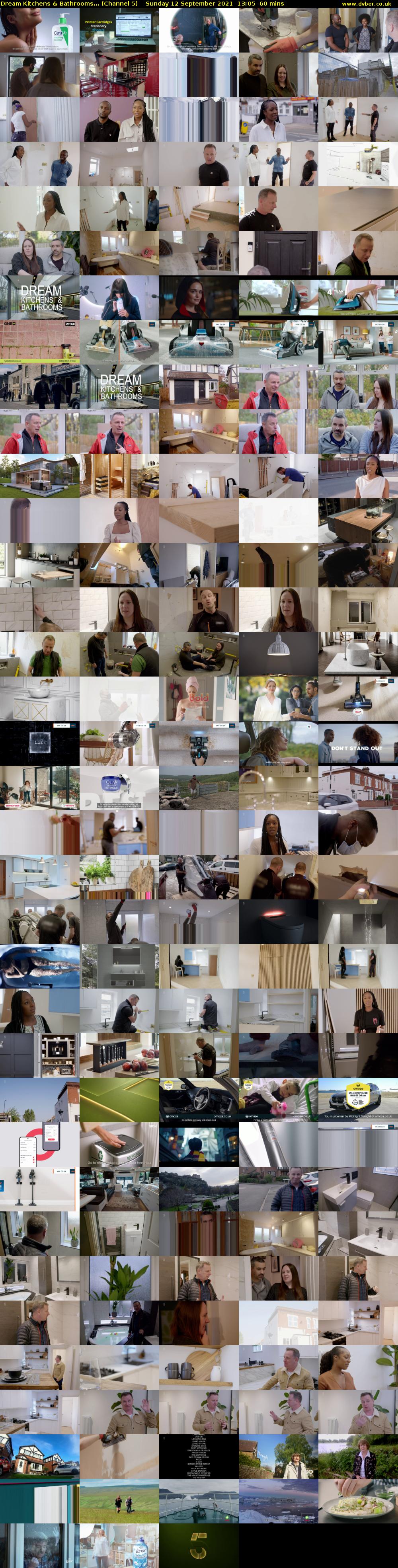 Dream Kitchens & Bathrooms... (Channel 5) Sunday 12 September 2021 13:05 - 14:05