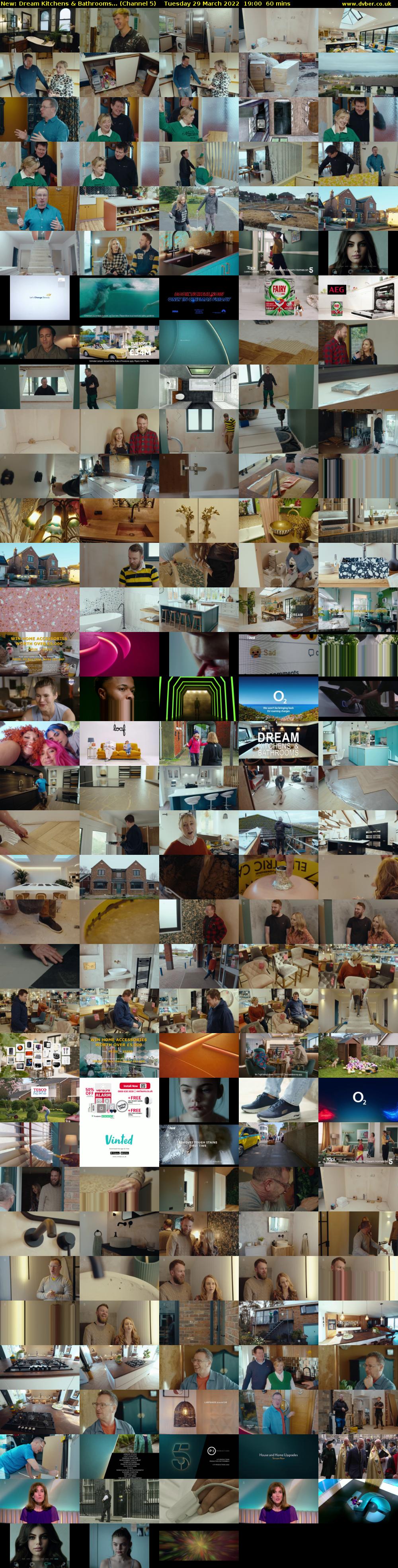 Dream Kitchens & Bathrooms... (Channel 5) Tuesday 29 March 2022 19:00 - 20:00