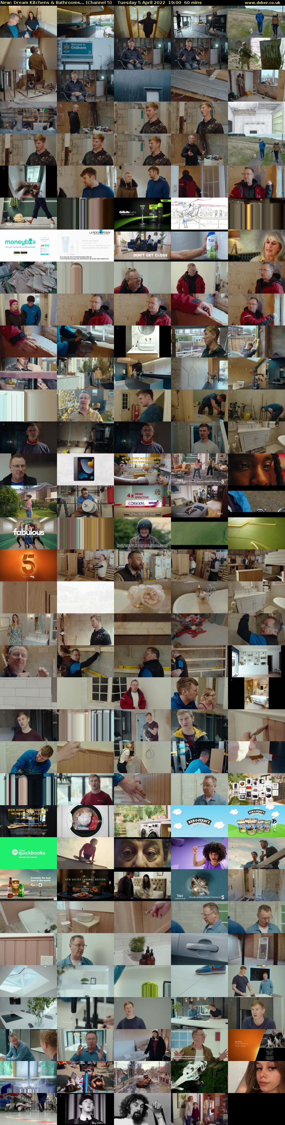 Dream Kitchens & Bathrooms... (Channel 5) Tuesday 5 April 2022 19:00 - 20:00