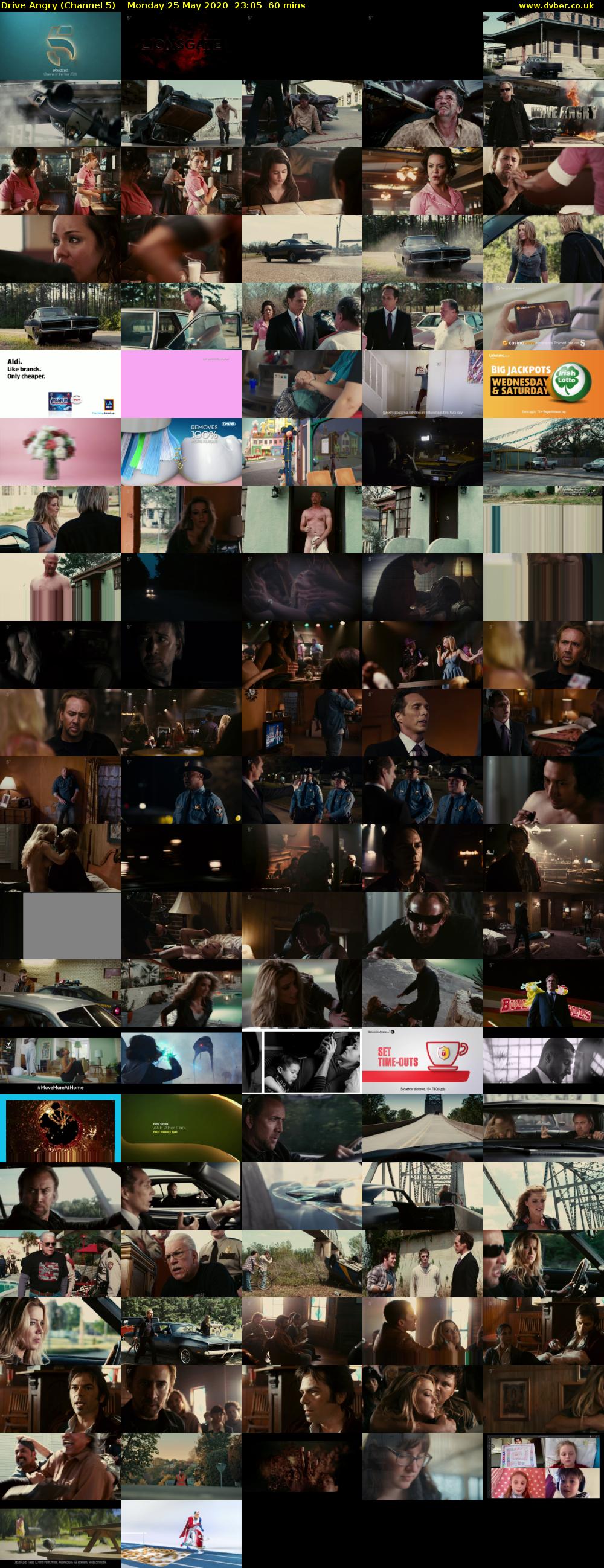 Drive Angry (Channel 5) Monday 25 May 2020 23:05 - 00:05