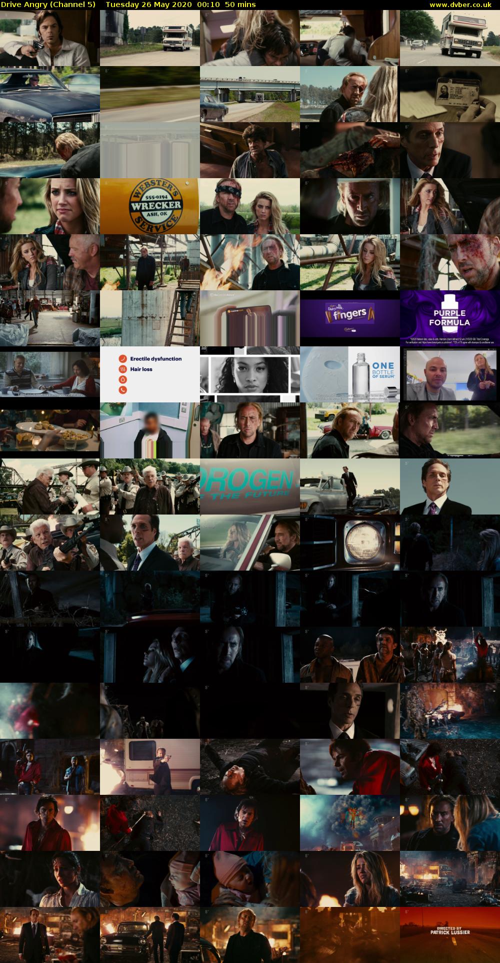 Drive Angry (Channel 5) Tuesday 26 May 2020 00:10 - 01:00