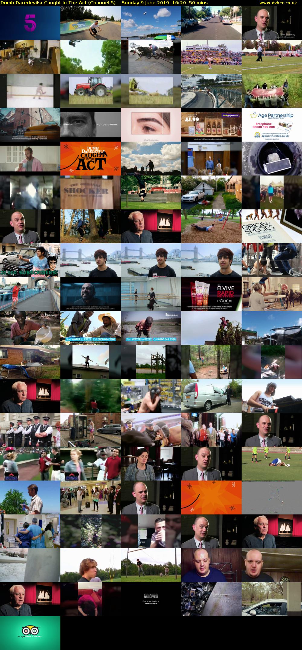 Dumb Daredevils: Caught In The Act (Channel 5) Sunday 9 June 2019 16:20 - 17:10