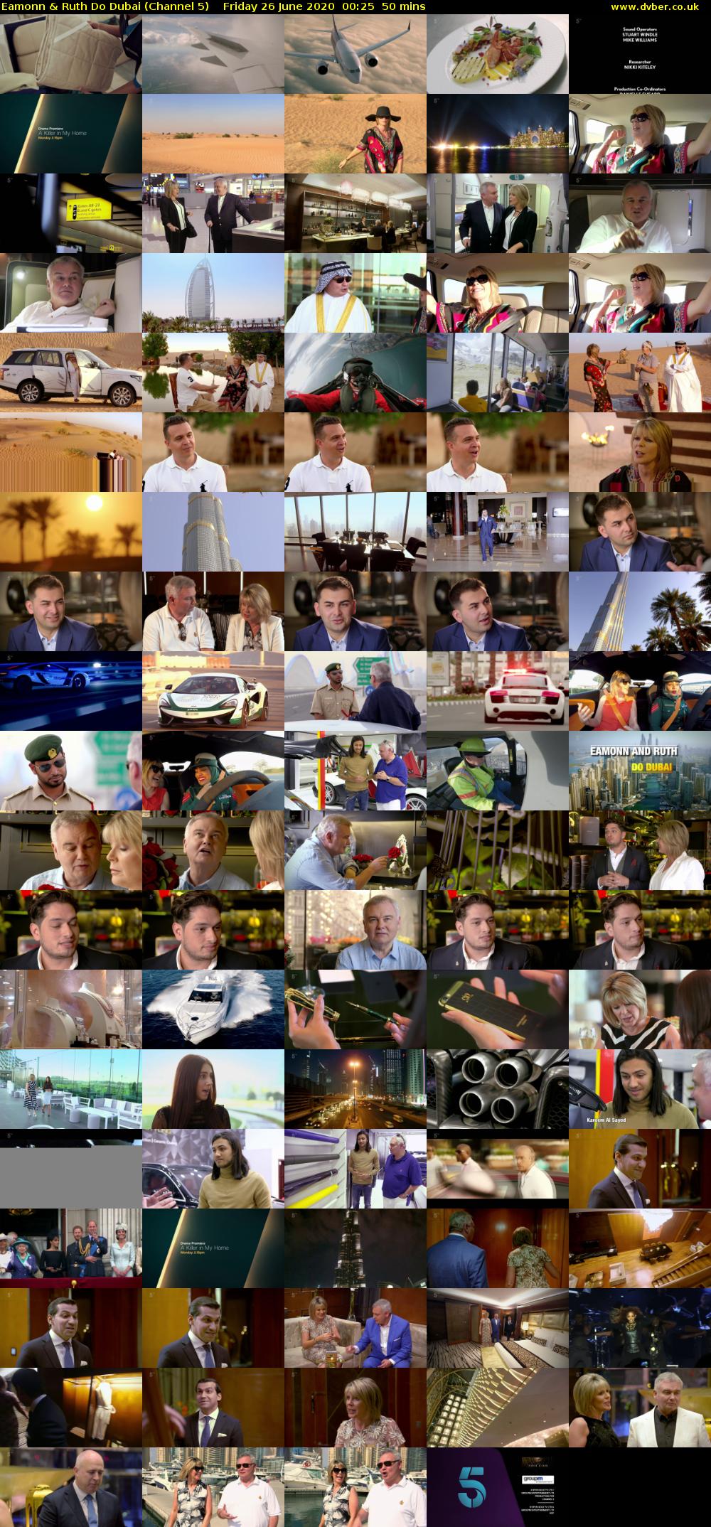 Eamonn & Ruth Do Dubai (Channel 5) Friday 26 June 2020 00:25 - 01:15