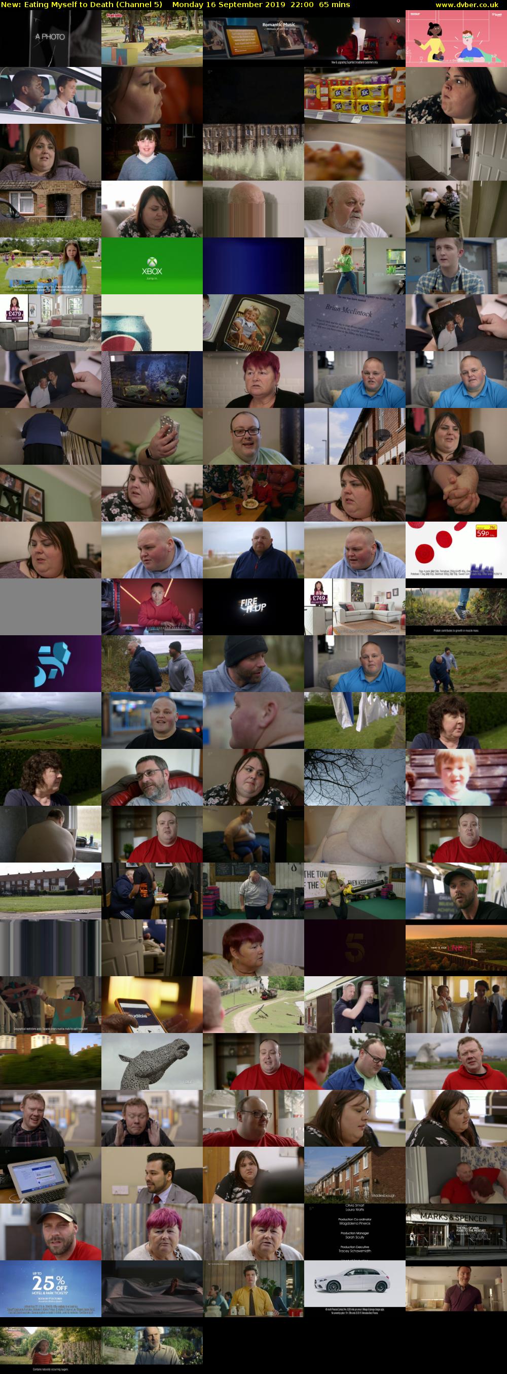 Eating Myself to Death (Channel 5) Monday 16 September 2019 22:00 - 23:05