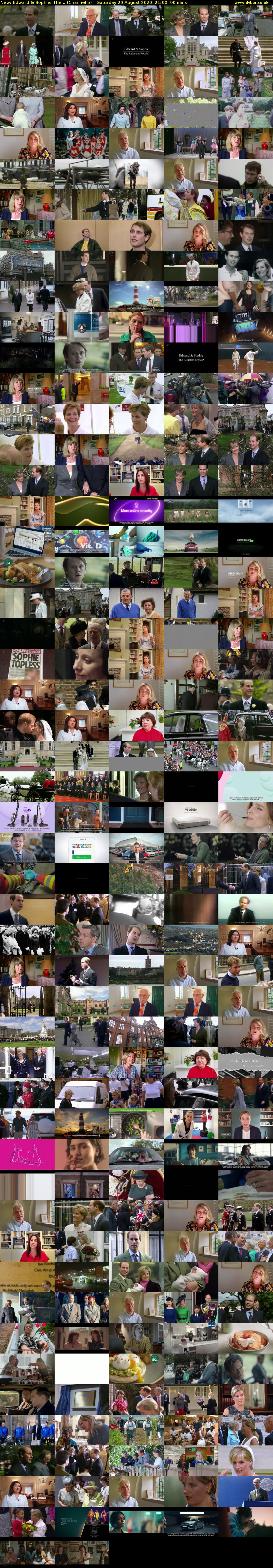 Edward & Sophie: The... (Channel 5) Saturday 29 August 2020 21:00 - 22:30