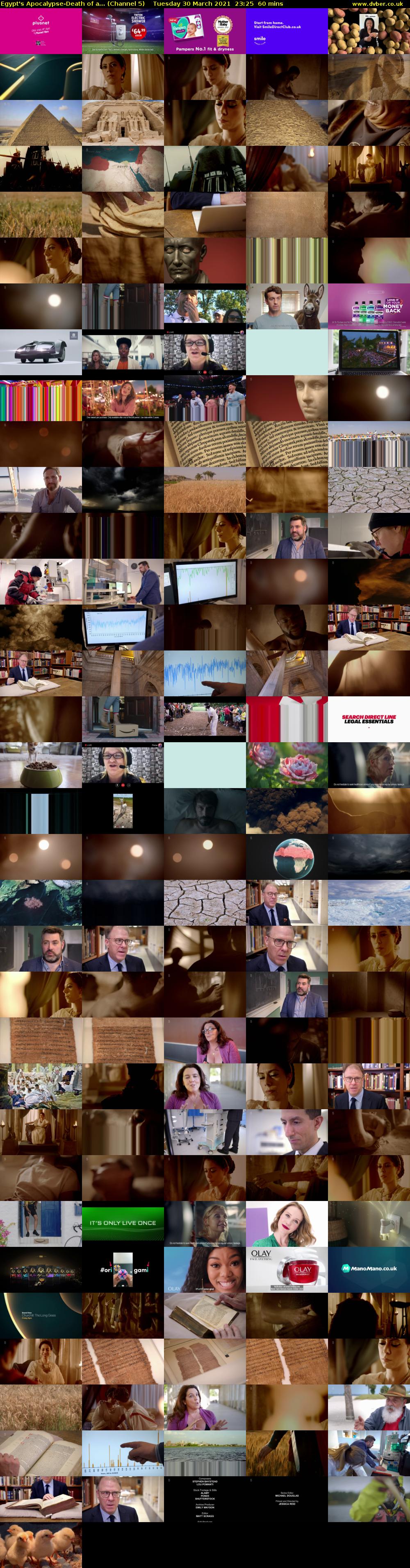 Egypt's Apocalypse-Death of a... (Channel 5) Tuesday 30 March 2021 23:25 - 00:25