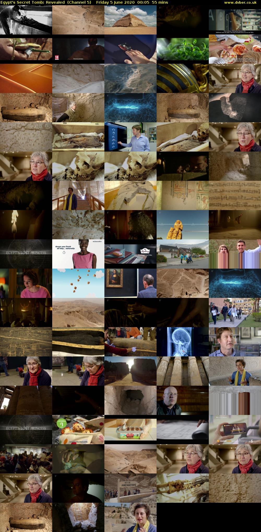 Egypt's Secret Tomb: Revealed  (Channel 5) Friday 5 June 2020 00:05 - 01:00