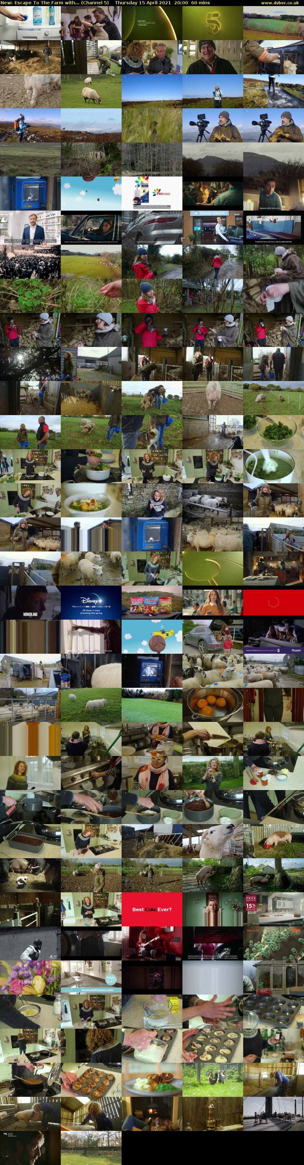 Escape To The Farm with... (Channel 5) Thursday 15 April 2021 20:00 - 21:00