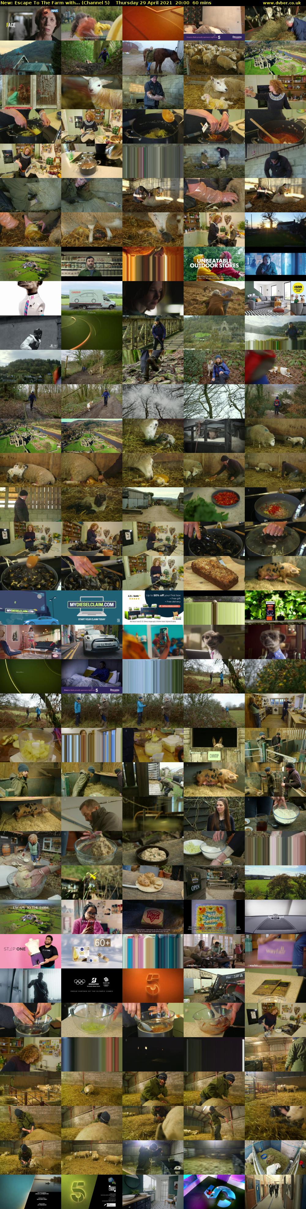Escape To The Farm with... (Channel 5) Thursday 29 April 2021 20:00 - 21:00