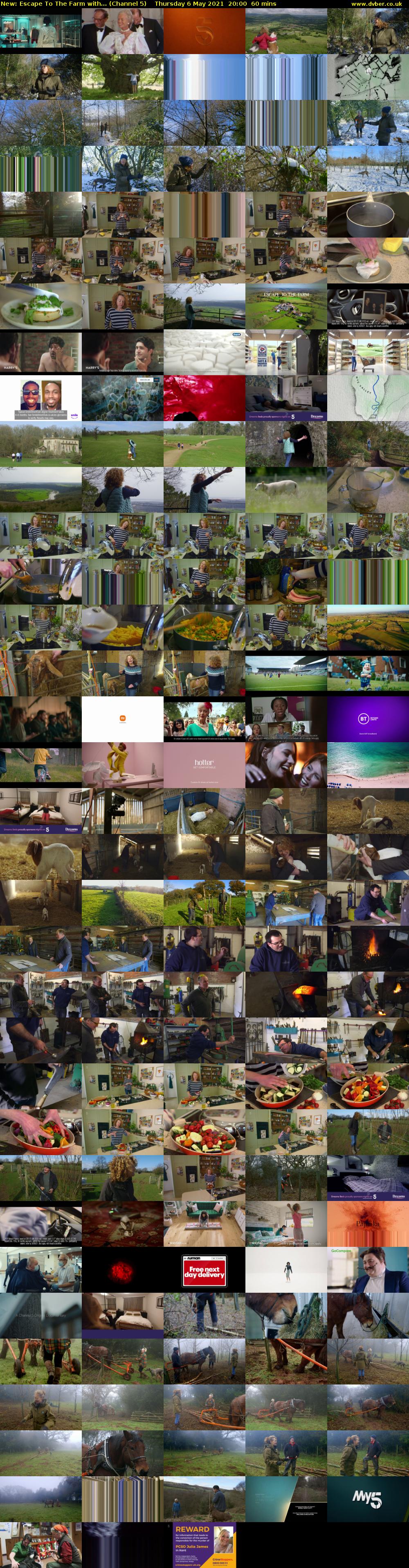 Escape To The Farm with... (Channel 5) Thursday 6 May 2021 20:00 - 21:00