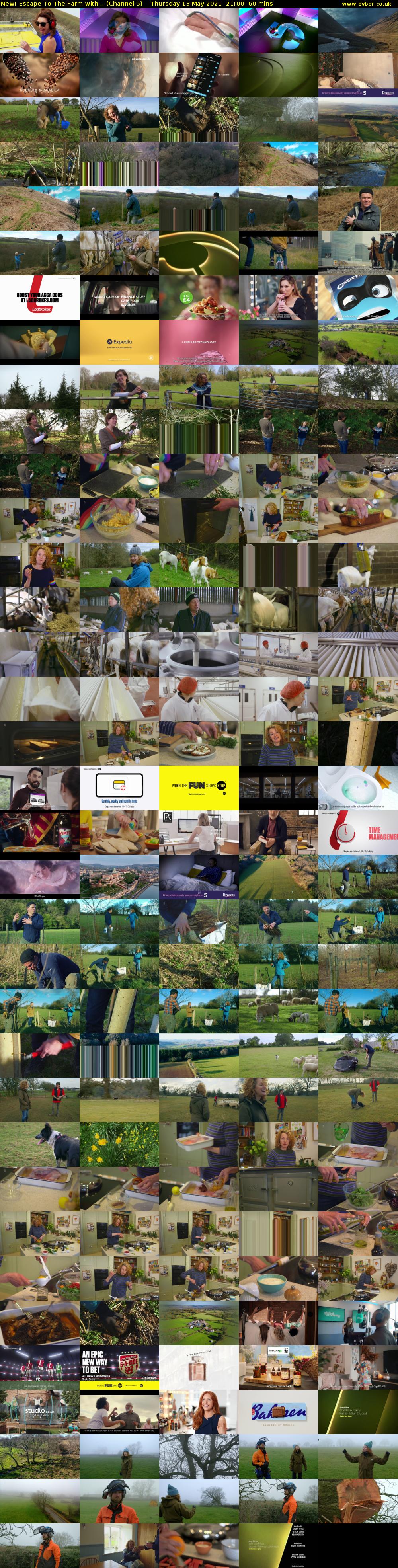Escape To The Farm with... (Channel 5) Thursday 13 May 2021 21:00 - 22:00