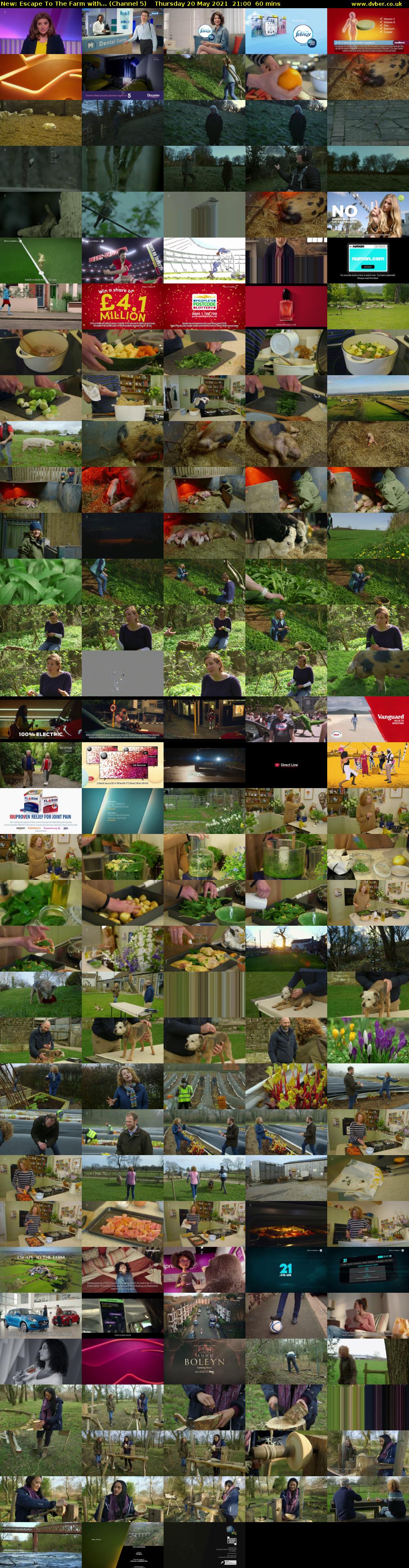 Escape To The Farm with... (Channel 5) Thursday 20 May 2021 21:00 - 22:00